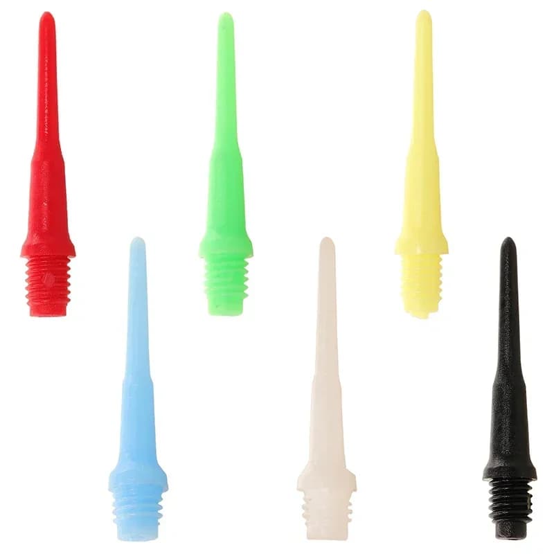 Viti 2BA con testa di freccette morbida di sicurezza da 100 pezzi Parti in plastica di ricambio per freccette elettroniche professionali ad alta precisione