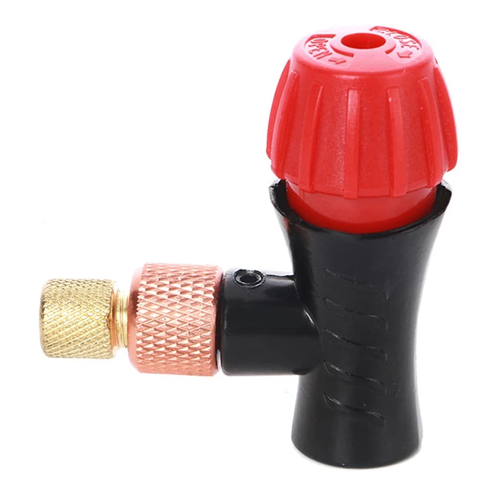 Mini Hand Pump Valve Head Bicycle CO2 Bottle Schrader Valve Fast inflation MTB Mountain Bike Air Inflator Accessories