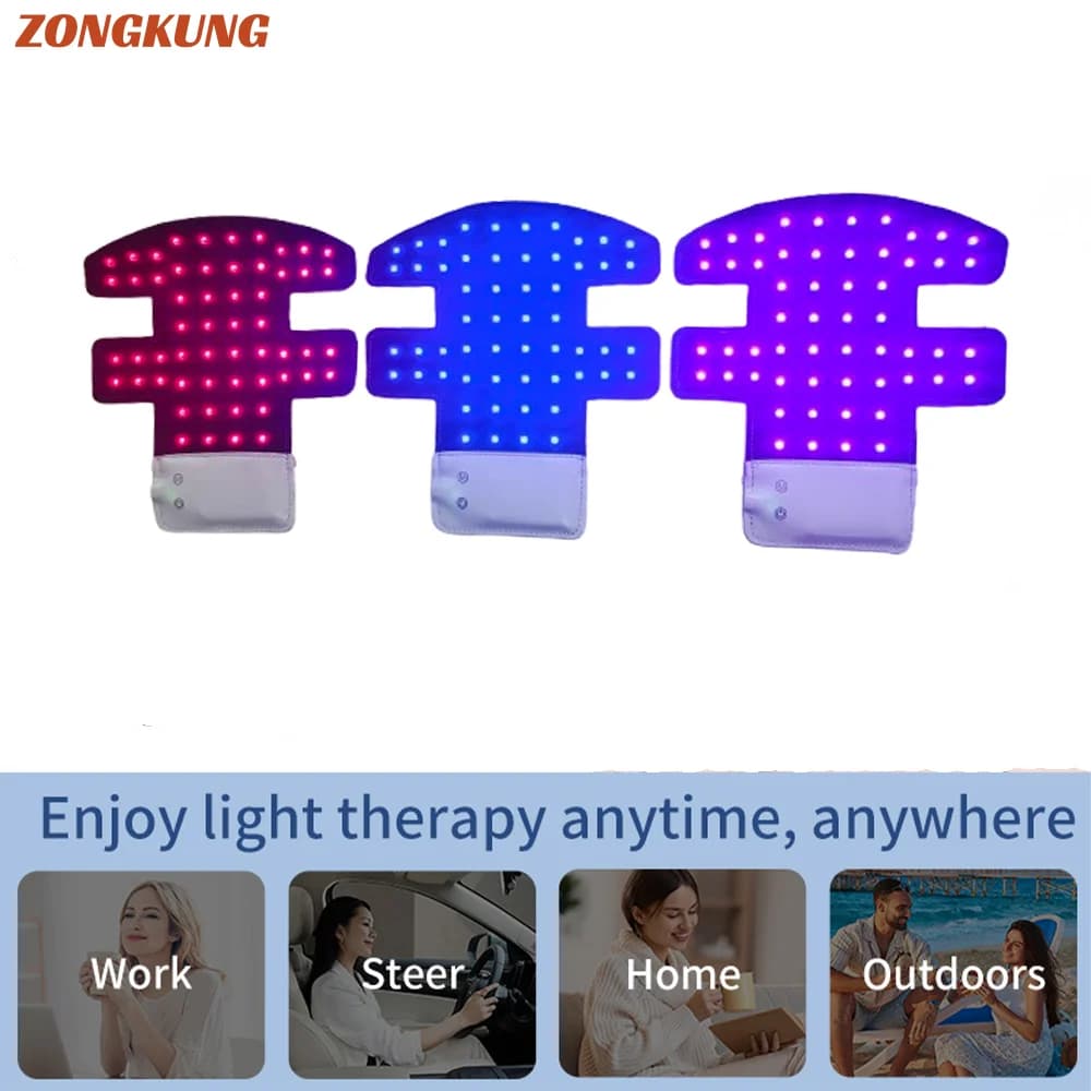 Cappello per Terapia della Luce Rossa per la Crescita dei Capelli 46nm&660nm&850nm, 4 Luci LED, Pad Rimovibile, Rilassante per il Cuoio Capelluto, Anti-Caduta dei Capelli, Cappello Wireless a Infrarossi