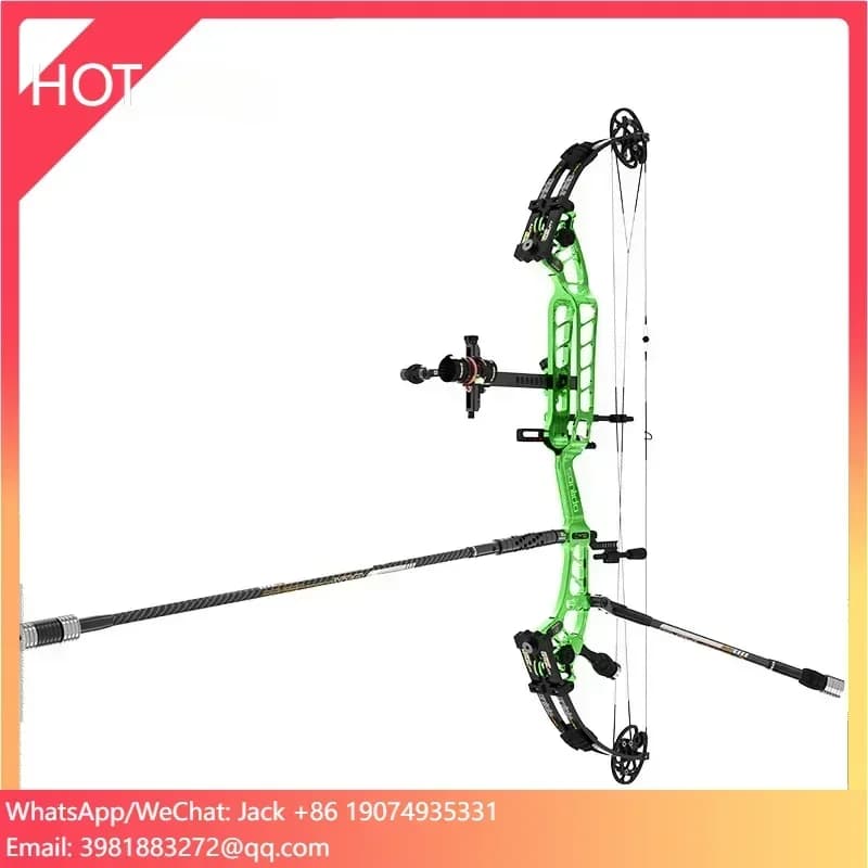 Sanlida Archery High End 10 II Target Compound Bow Set World Archery Certified ATA 40" Ready To Shoot Kit Package