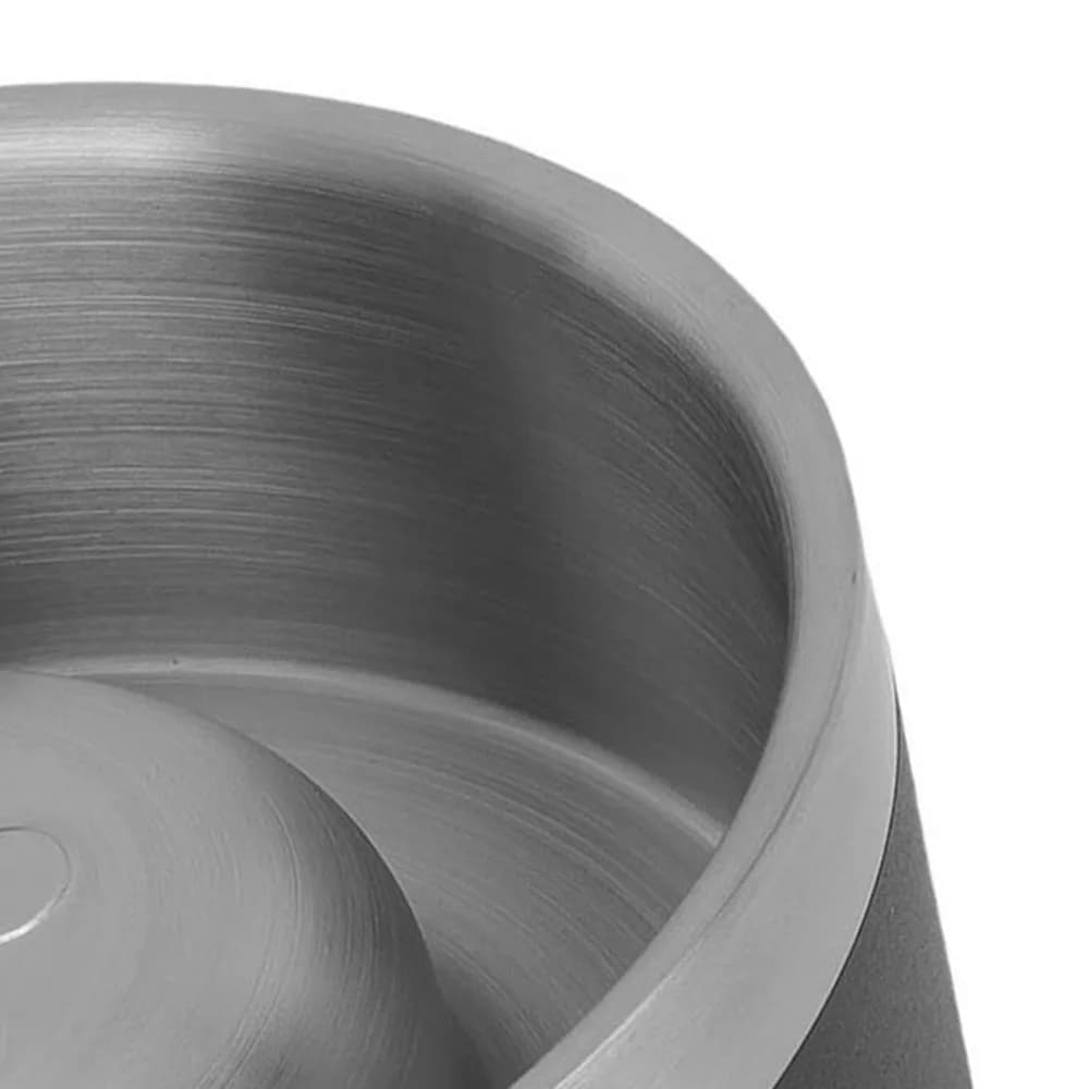 Metal Slow Feeder Bowl Thickened Structure Large Capacity Pet Feeding Bowl Non Slip Base Shock Tough Pet Food Bowl