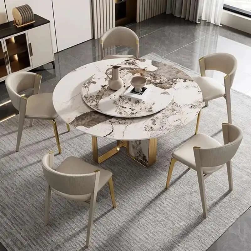 Sedie da pranzo di design minimalista per balcone Sedie da pranzo in metallo da gioco Camera da letto per feste italiane Silla Comedor Mobili per la casa YQ50DC