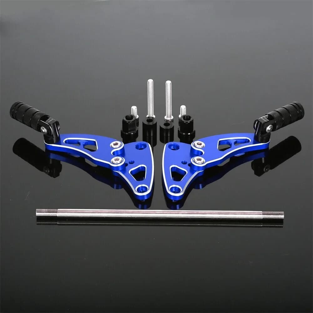 Pedane Poggiapiedi Posteriori Pieghevoli 3D per Passeggero, Compatibili con Honda Monkey 125 2018-2023, Accessori Moto