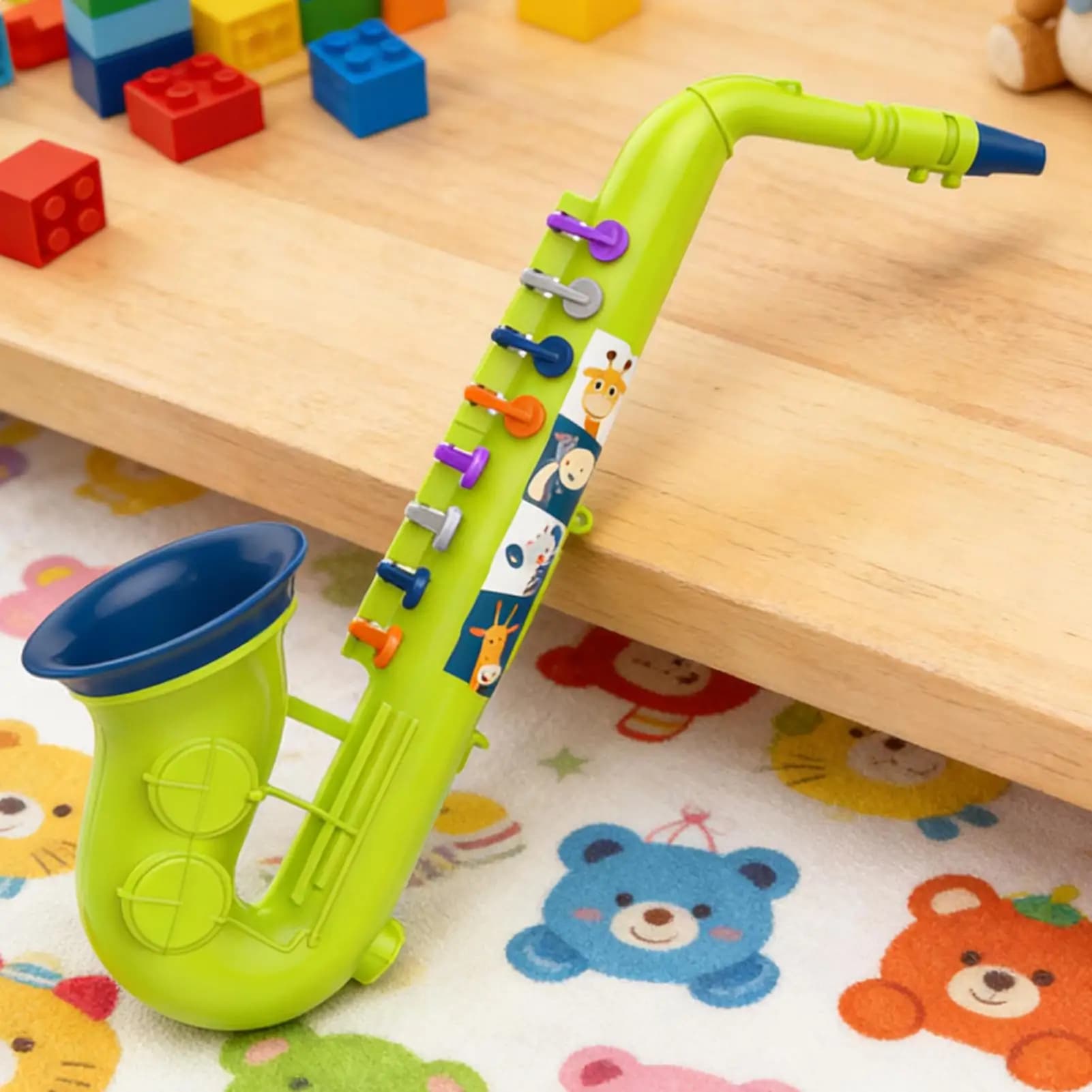 Saxophone for Kids Educational Realistic Musical Instrument Kids Learning Music Saxophone for Boys Girls Preschoolers Students