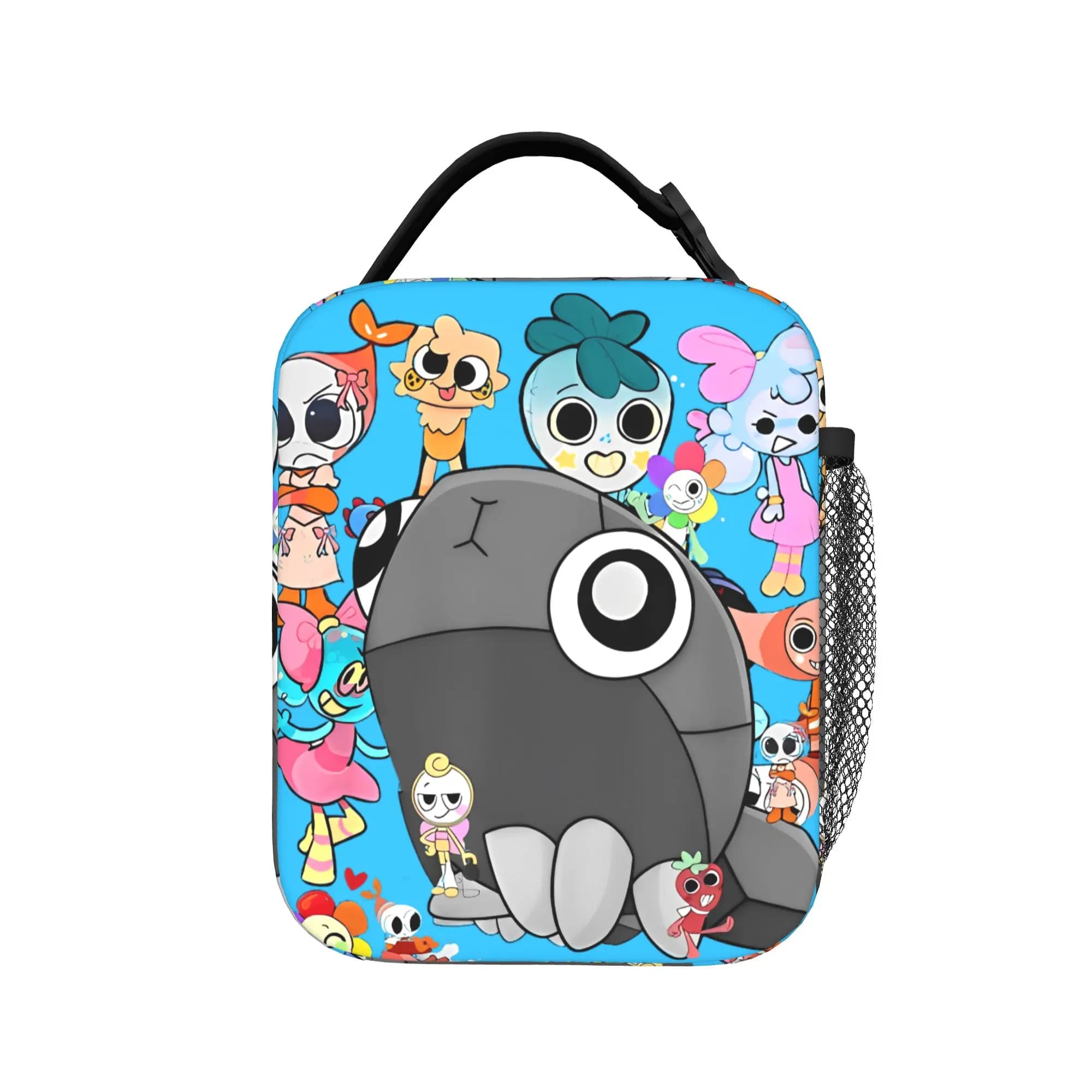Funny Game Cute Dandys World Insulated Lunch Bags Large Meal Container Thermal Bag Tote Lunch Box School Travel Food Handbags