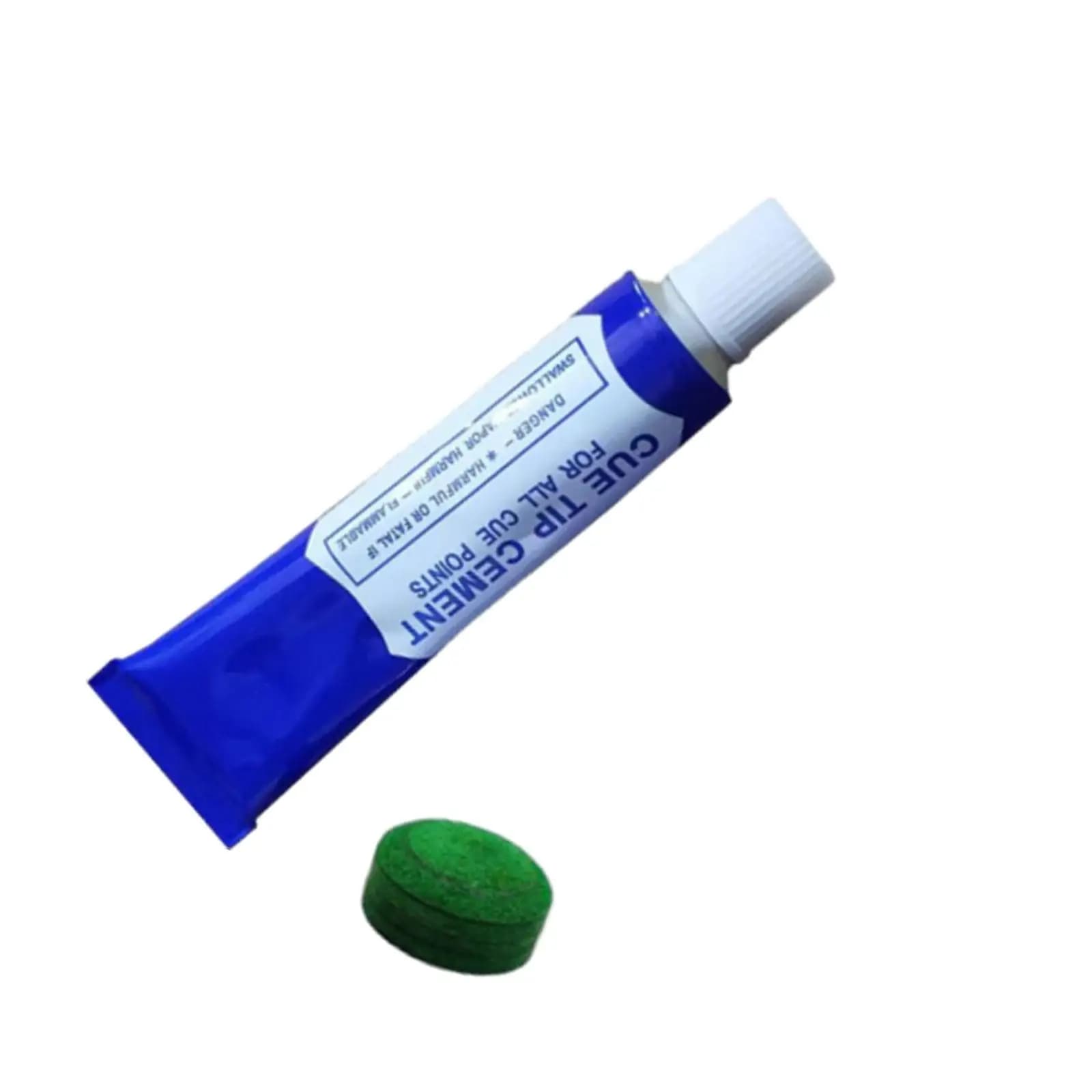 Kit Cemento per Puntali Stecca da Biliardo Verde - Forniture Essenziali per Manutenzione e Riparazione con Testa in PU per Accessori Stecca da Biliardo