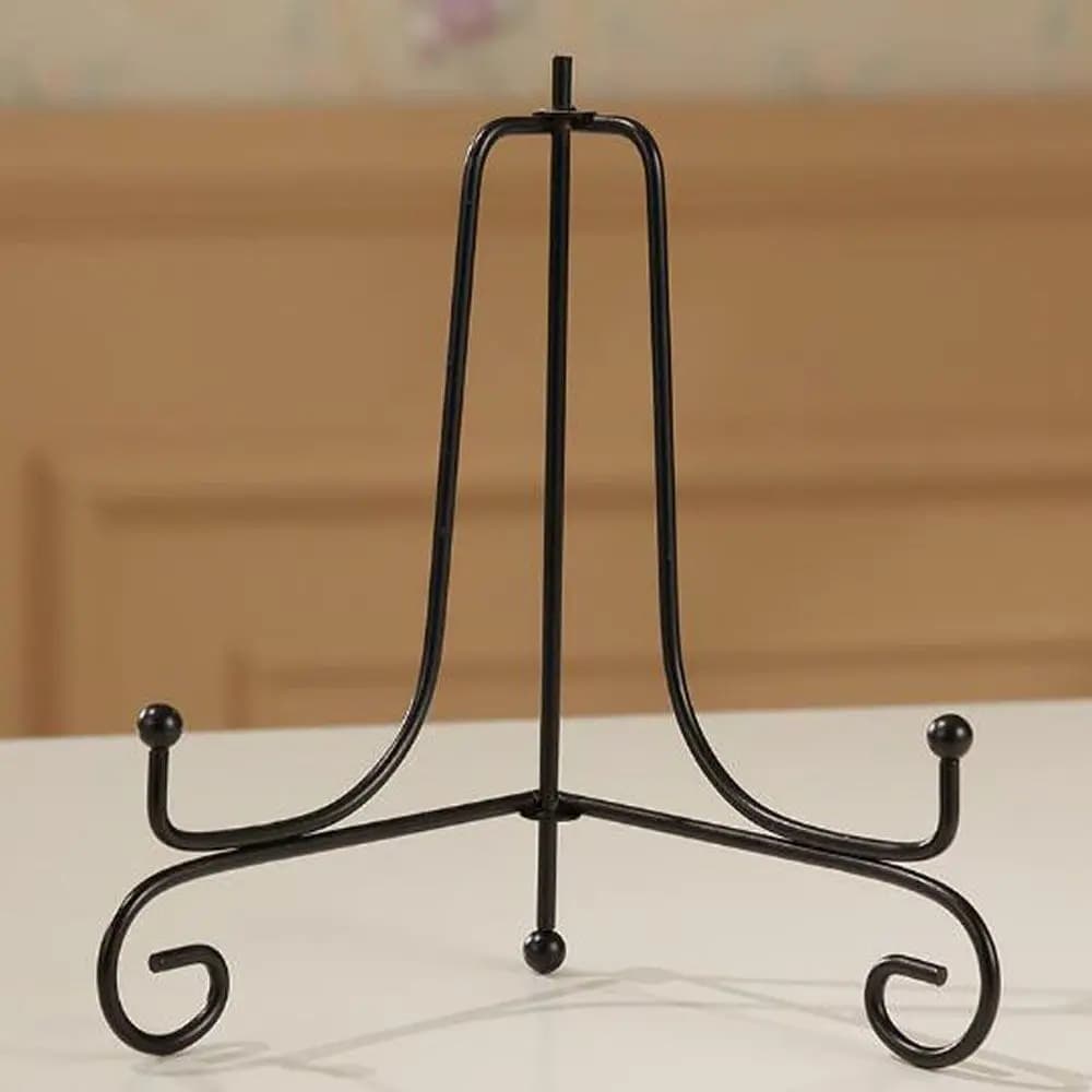 12"-4" Metal for Home Photo Book Storage Holders Bowl Plate Display Stand Picture Frame Holder Display Stand Iron Easel