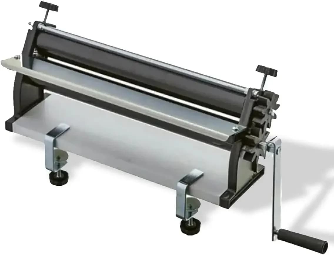 Bestseller18 Inch Pizza Dough Roller Machine with Hand Crank Pasta Maker Dough Sheeter Features Non Stick Rollers with Thickness