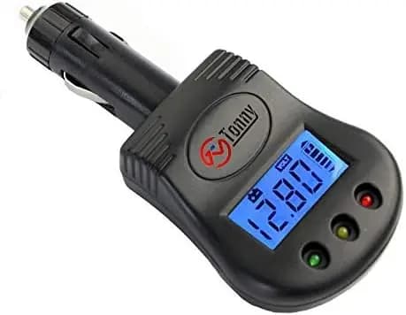 Tester and Charger for Auto 12V – LCD Voltmeter for Power Test and Alternator