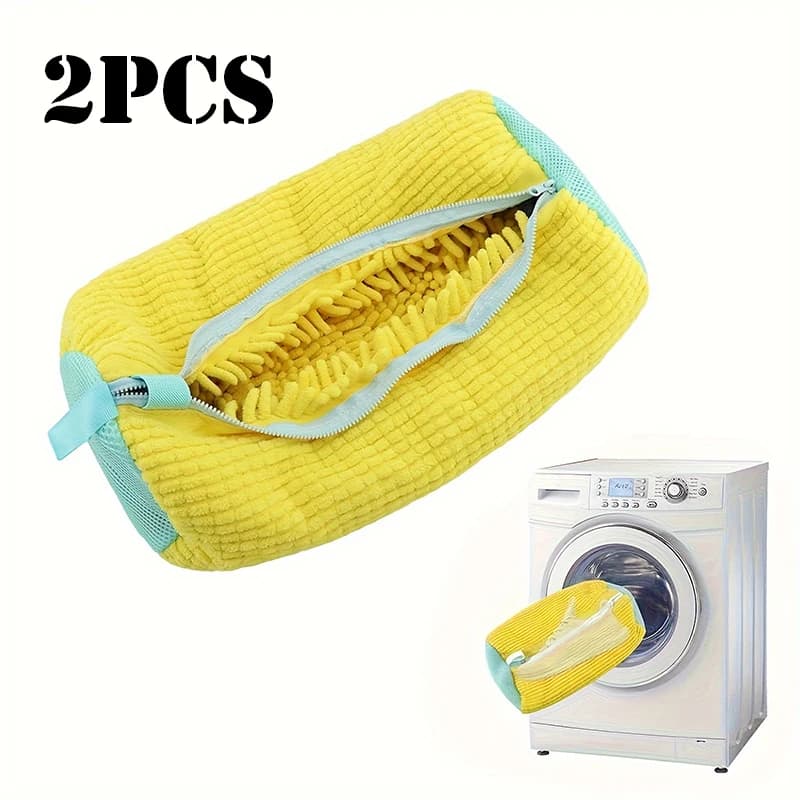 1/2 pieces reusable for cleaning shoes, bag for washing shoes, comfortable bag for washing sneakers, durable, portable and easy to use