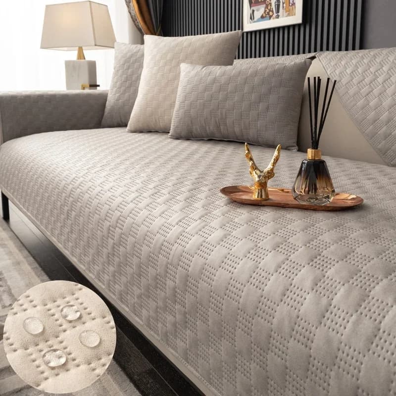Water Repellent Sofa Cover Technical Cloth Universal Sofa Towel Anti-slip L Shape Couch Slipcover Protector for Living Room
