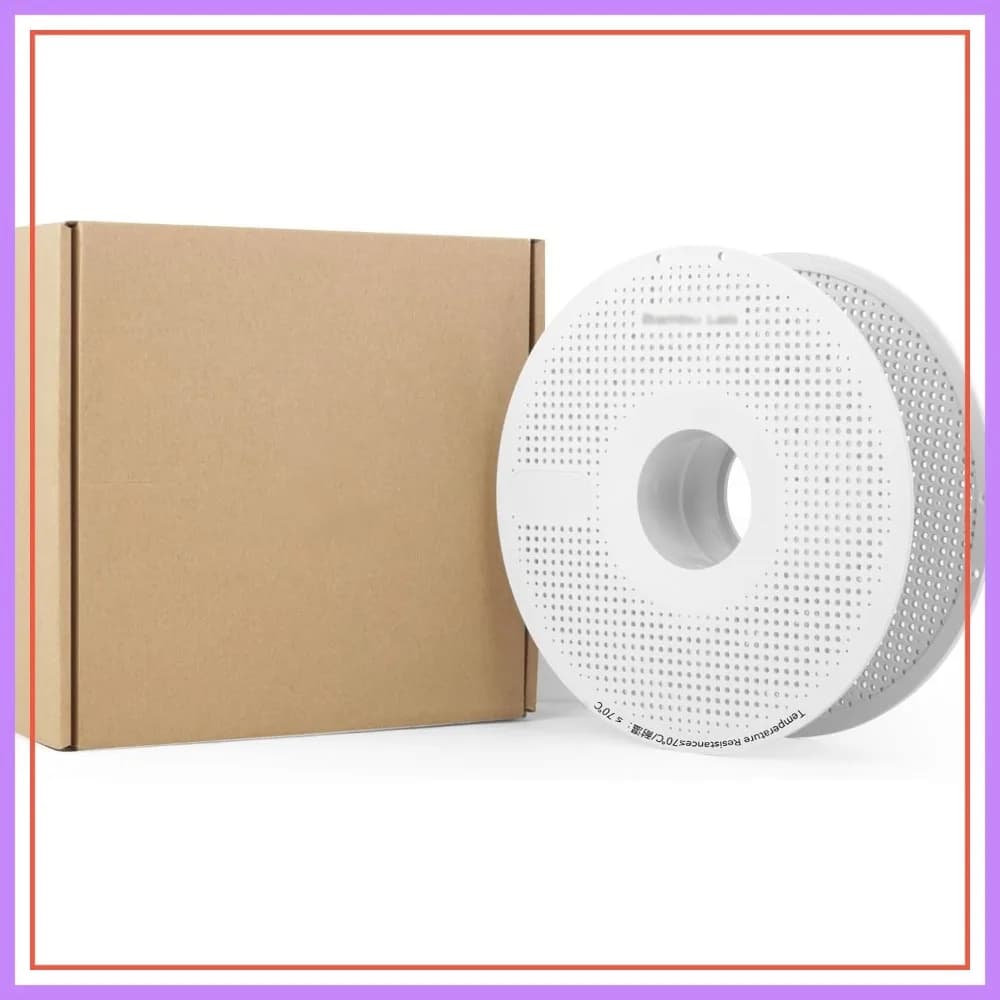 Supporto per Bobina di Filamento Staccabile per Stampanti 3D, Bobina Riutilizzabile Compatibile con PLA/PETG/ABS, Bassa Temperatura ≤70°C ° C