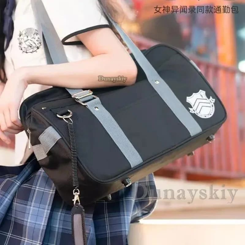 Syujin Gakuen Anime High School Jk Bag Studente Bookbag Uniforme Oxford Borsa a tracolla Halloween Cosplay Messenger Bag