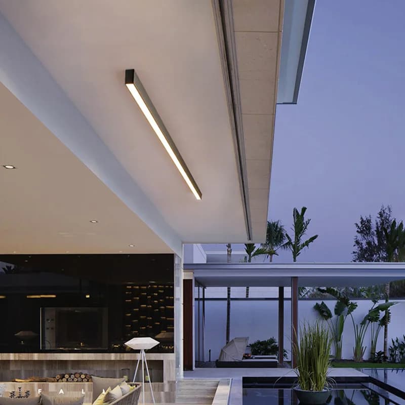 Plafoniere moderne a LED, luci di striscia, balconi, camere da letto, soggiorni, lobby, testiere, illuminazione a LED per la protezione degli occhi per