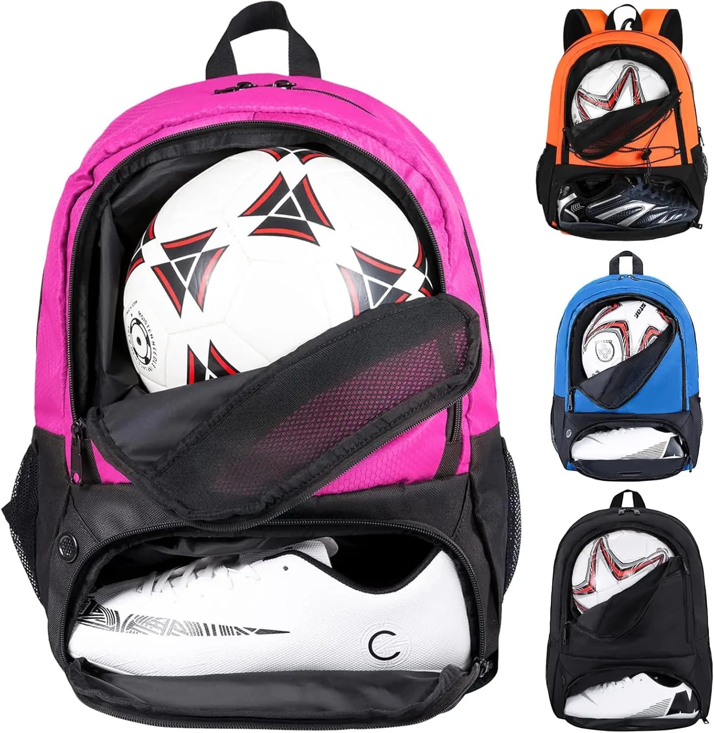 Versatile Sports Backpack for Football, Football, Volleyball and Handball with Separate compartment for Shoes with Heels