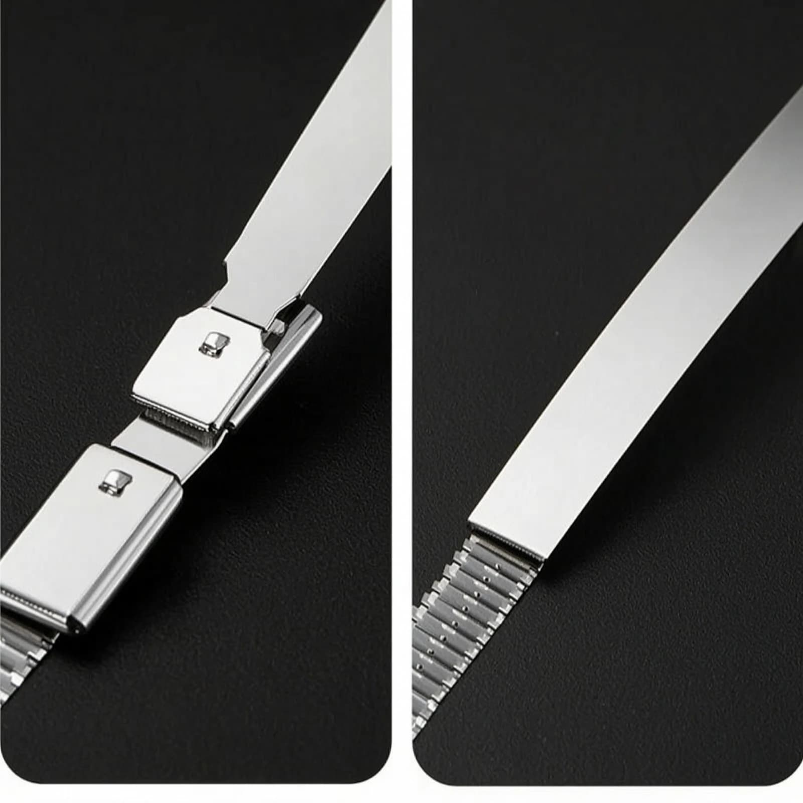 50 Pieces Self-Locking Metal Tie Heavy-Duty Stainless Steel Cable Tie Stainless Steel Cable Ties Weatherproof Fastener
