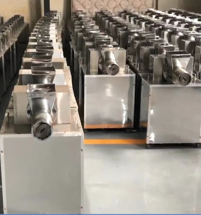 Estrusore Automatico per Pasta 80kg/h, Macchina Commerciale per Produzione di Spaghetti e Maccheroni