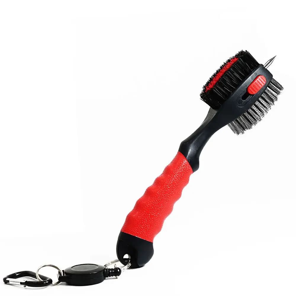 Sporting Goods Cleaning Tool Cleaner Retractable Groove Cleaner Golf Club Brush Sharpener Tool Golf Groove Cleaning Brush