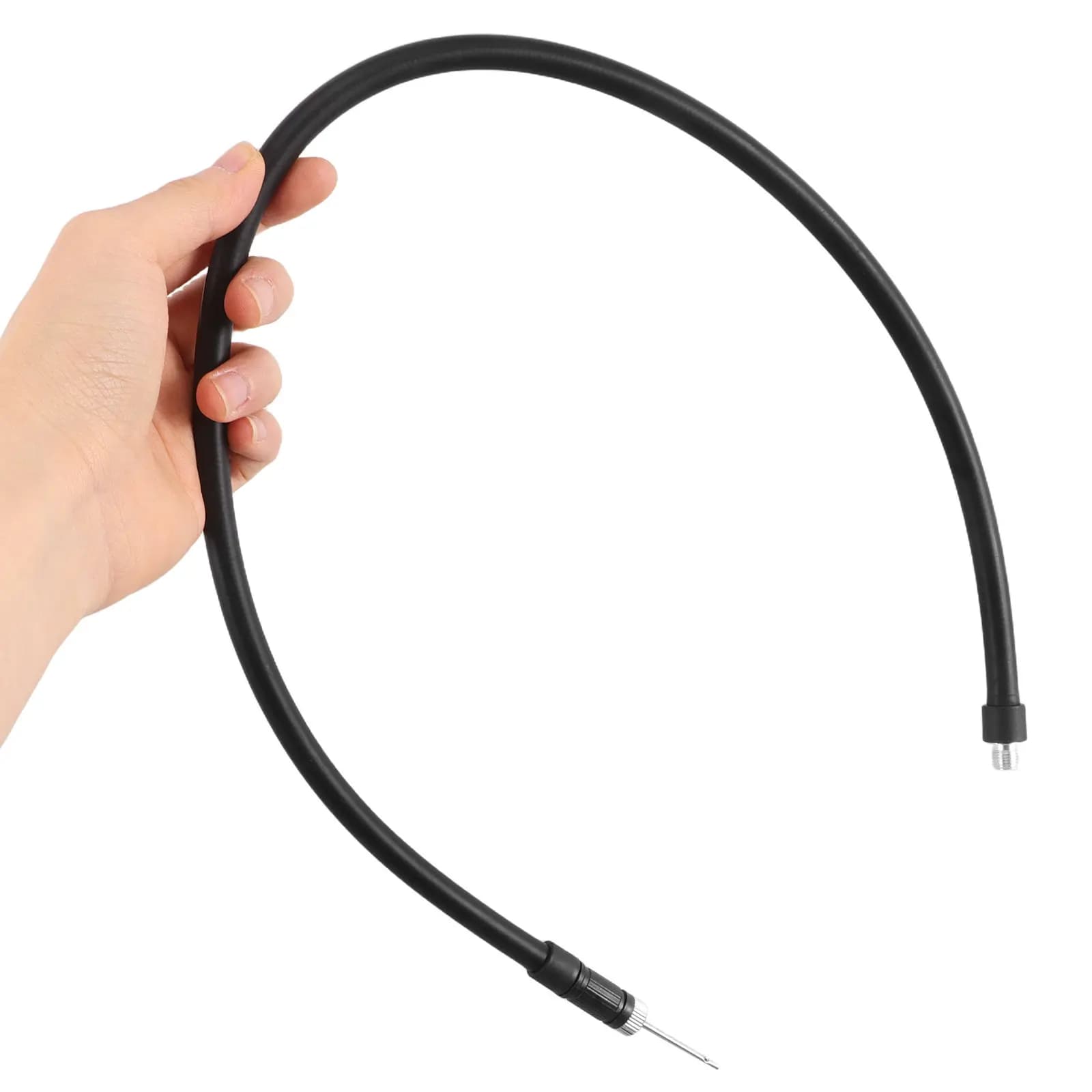 Set di Tubi Portatili per Gonfiaggio Pneumatici con Adattatore per Valvola Francese, per Auto, Biciclette e Moto, Compressore d'Aria a Gonfiaggio Rapido