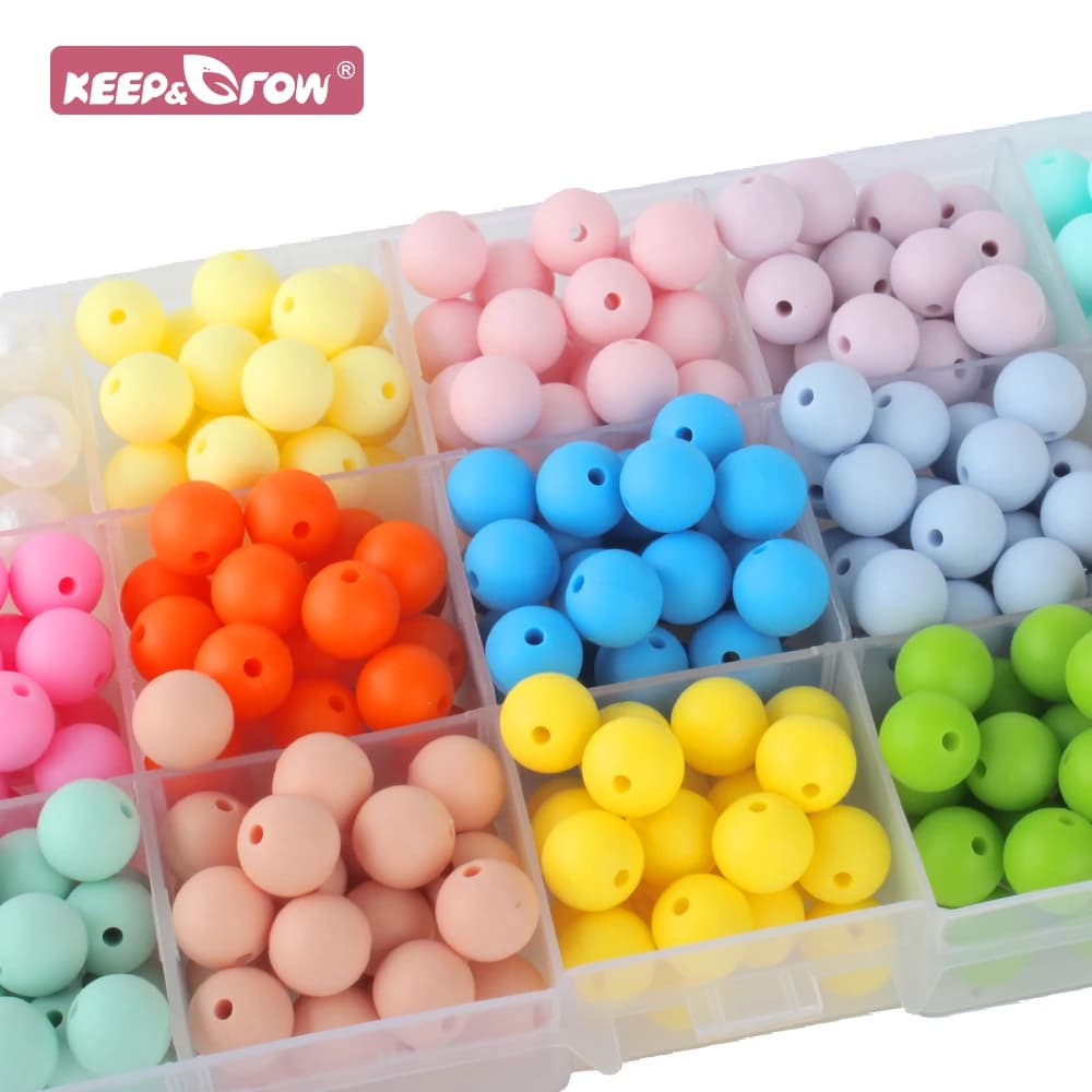 20/50/100/500/1000 Pz 9mm Perline Rotonde In Silicone Colorate Per La Produzione di Gioielli FAI DA TE Penna di Perline Collana Bracciali Accessori