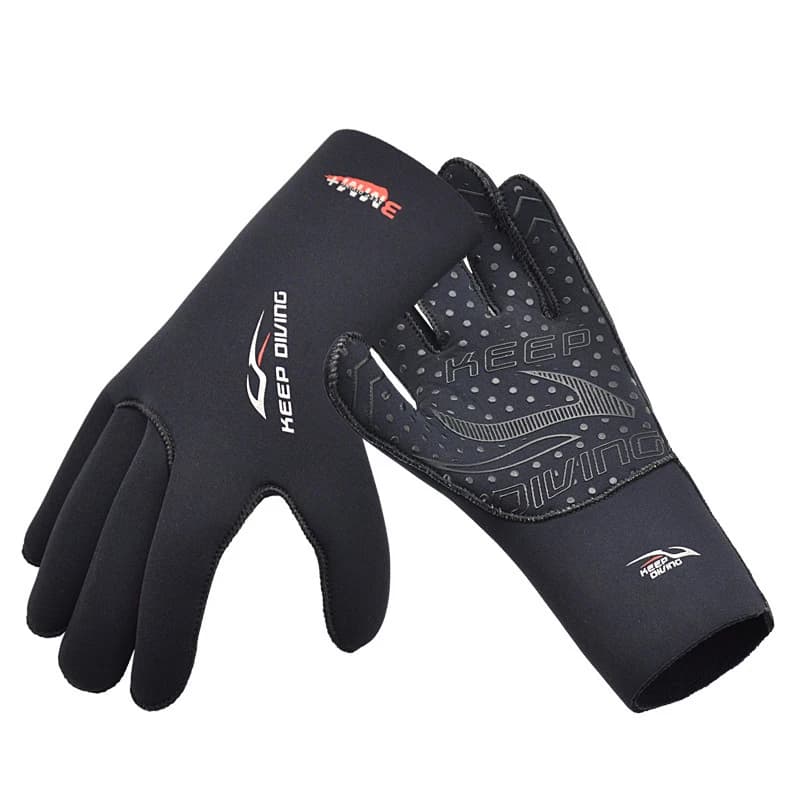 Guanti da sub Guanti da muta da surf 3mm Neoprene termico antiscivolo flessibile per pesca subacquea Nuoto Rafting Kayak Paddling