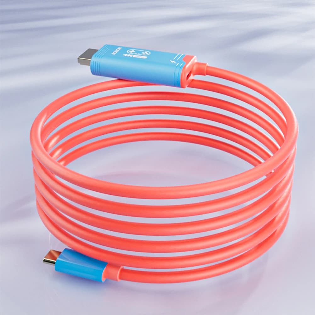 Cavo di proiezione universale da 2 m 4K 60/144HZ compatibile con HDMI, connettore di tipo C a HDMI, per Nintendo Switch