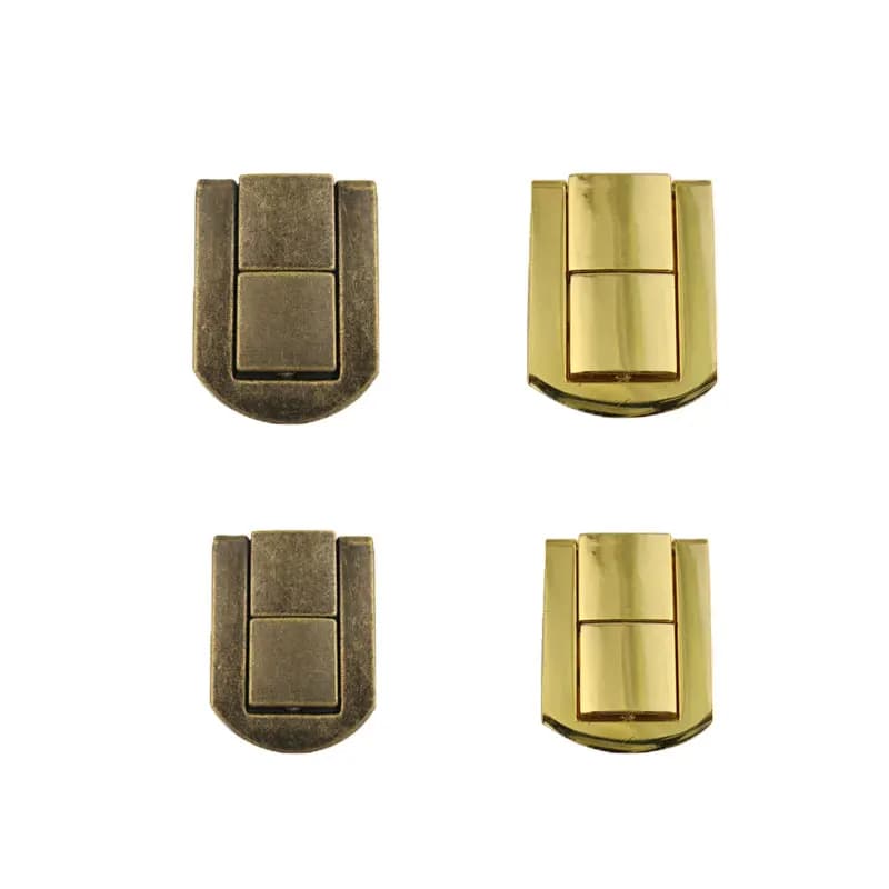 Solid hidden wire closure for wooden storage box, DIY hardware box closure A001