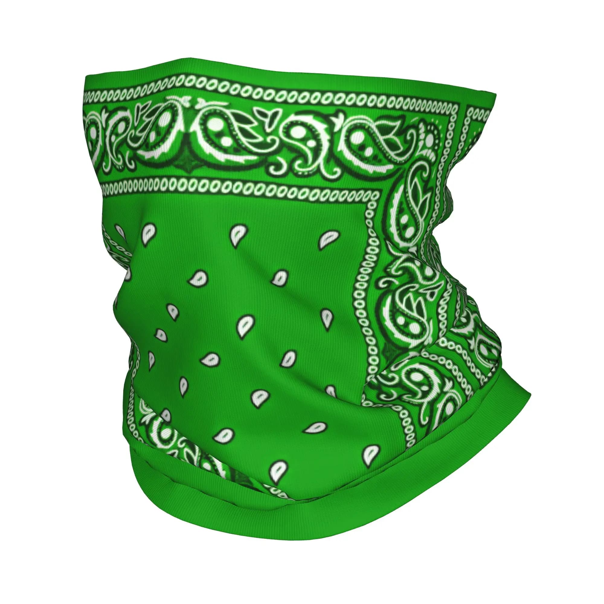 green Bandana Cool Cycling Mask Riding Fishing UV Protection Balaclava Design Breathable Face Cover Mask