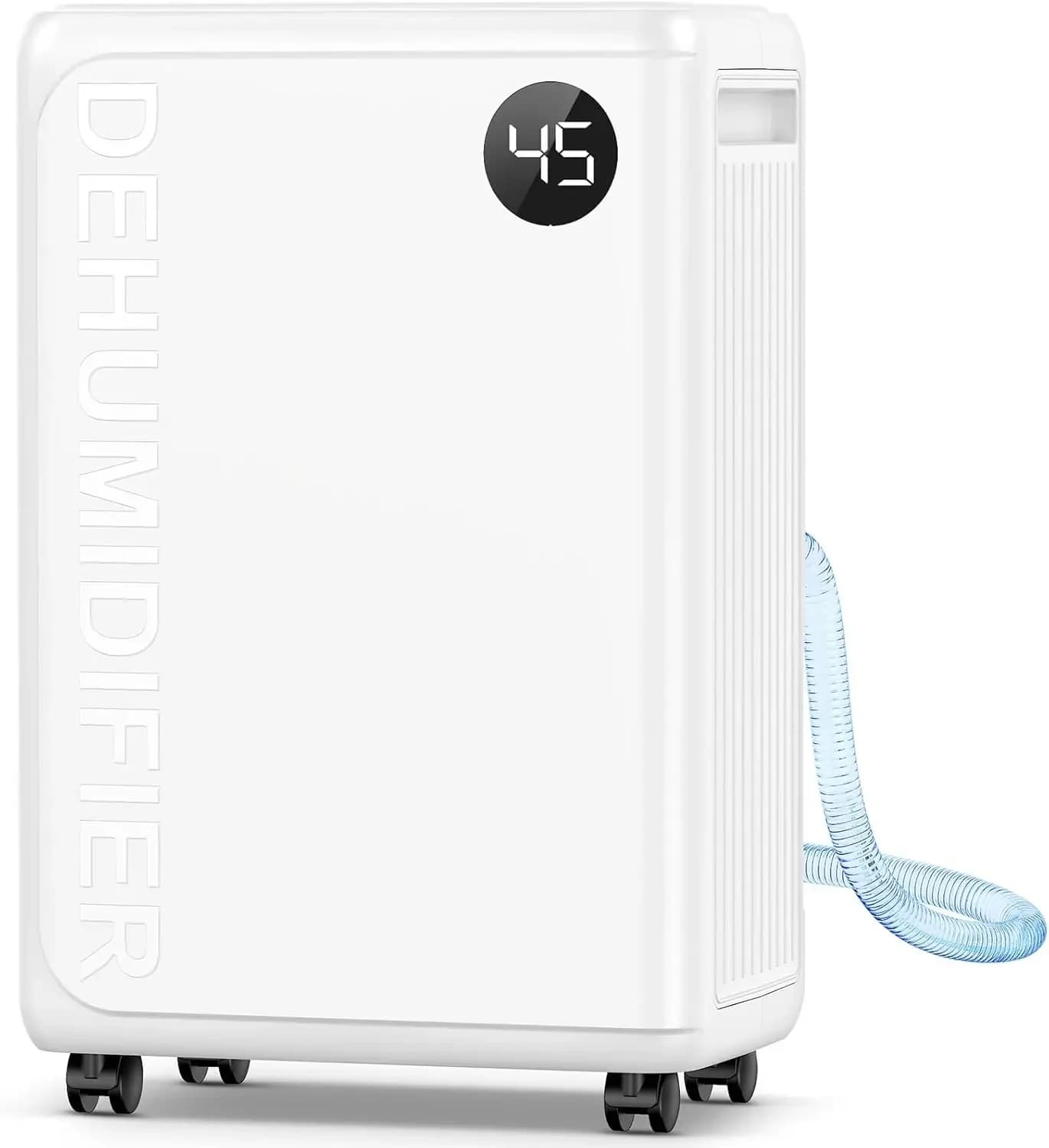2500 Sq Ft 32 Pint Dehumidifier for Basement with Drain Hose | 3 Modes, 24H Timer, Auto Defrost, Quiet & Portable, Smart