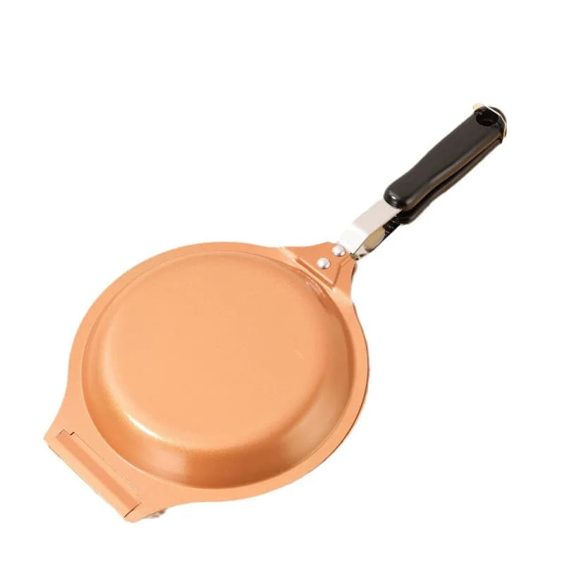 For double-sided pans, folding frying pans, less fumes, fried eggs, steak, breakfast pans
