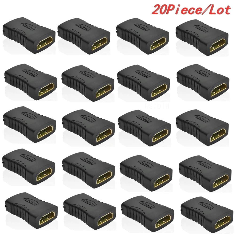 HDMI compatible extension female-female converter cable adapter for PS4/3 PC TV monitor display
