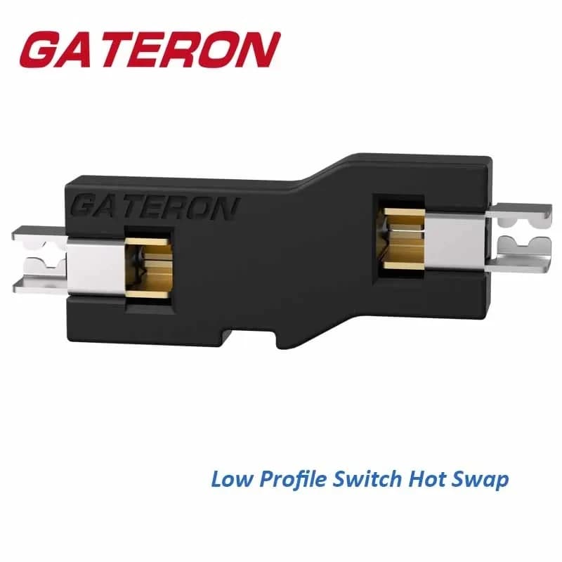Wholesale Gateron low profile switch Hot Swap PCB grip custom black DIY SMD RGB game mechanical keyboard accessory