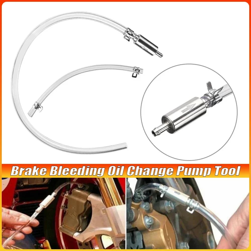 Car Motorcycle Brake Bleeding Oil Change Pump Tool Bleeder Fluid Hose Hydraulic Clutch Valve Tube Set Pit Dirt Bike Accessories
