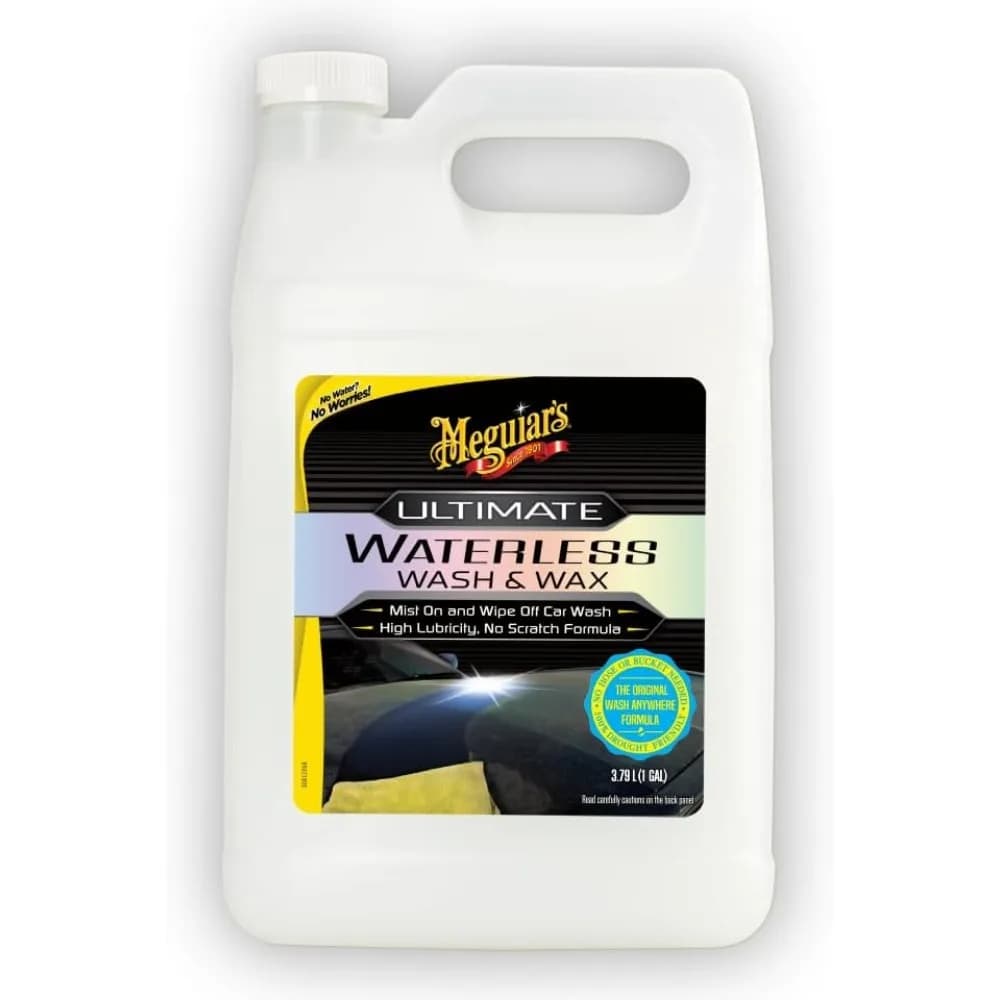 Spray detergente e ceratura auto senza acqua, anti-graffio, per una pulizia rapida e facile, 2 in 1, protezione, 1 gallone