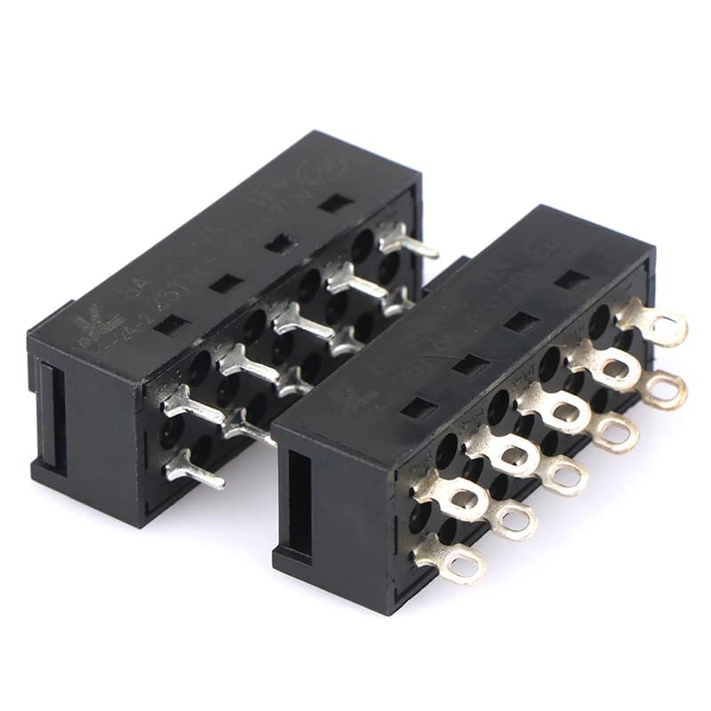 1 pc Connector 8A 250VAC to 4 Positions 10 Pins, Hot Air and Cold Air Lever Switch for Cylinder, Accessories for Hair Salon