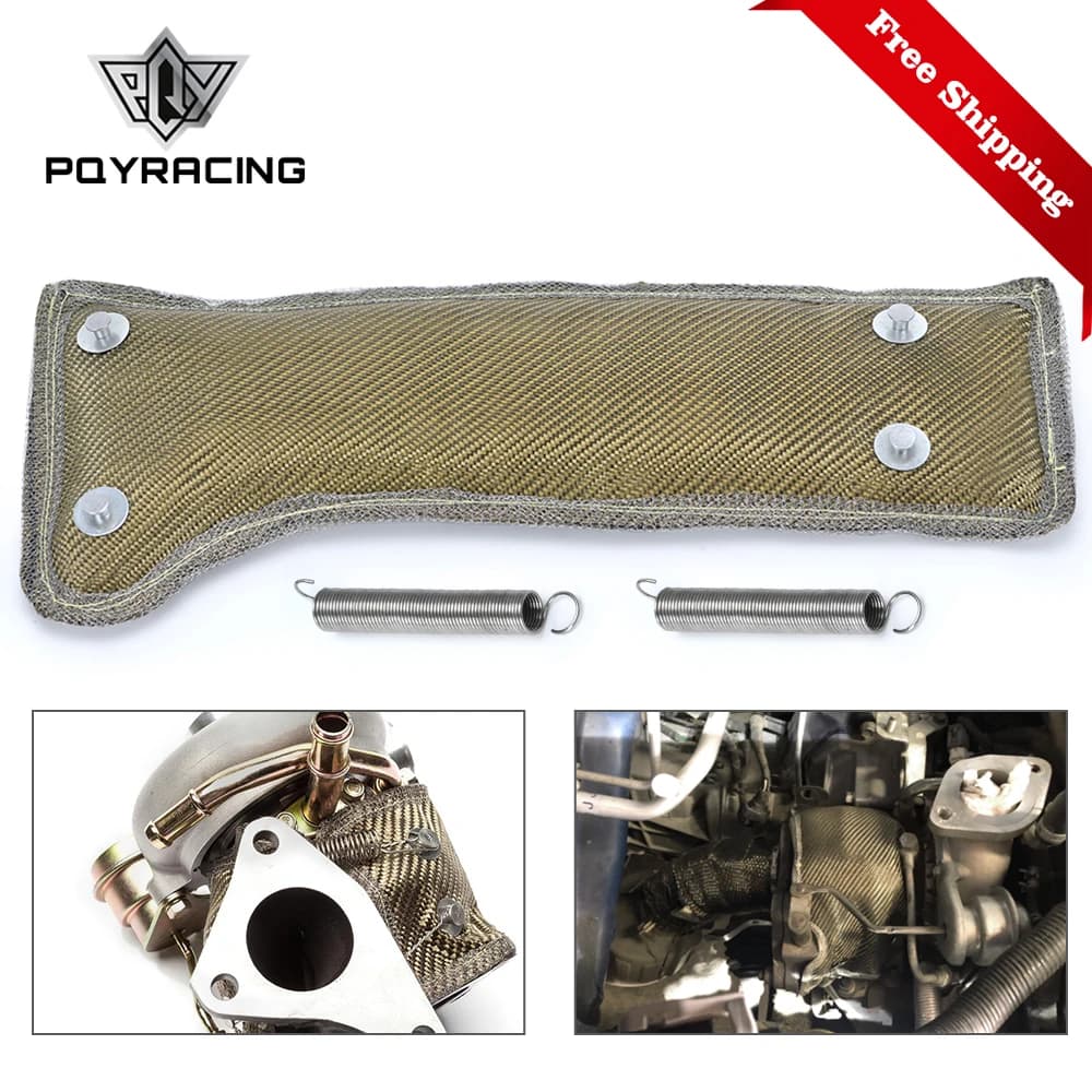 Spedizione Gratuita Turbo Scudo Termico/Turbocompressore Coperta WRAP + MOLLA PER Subaru WRX PQY-2306
