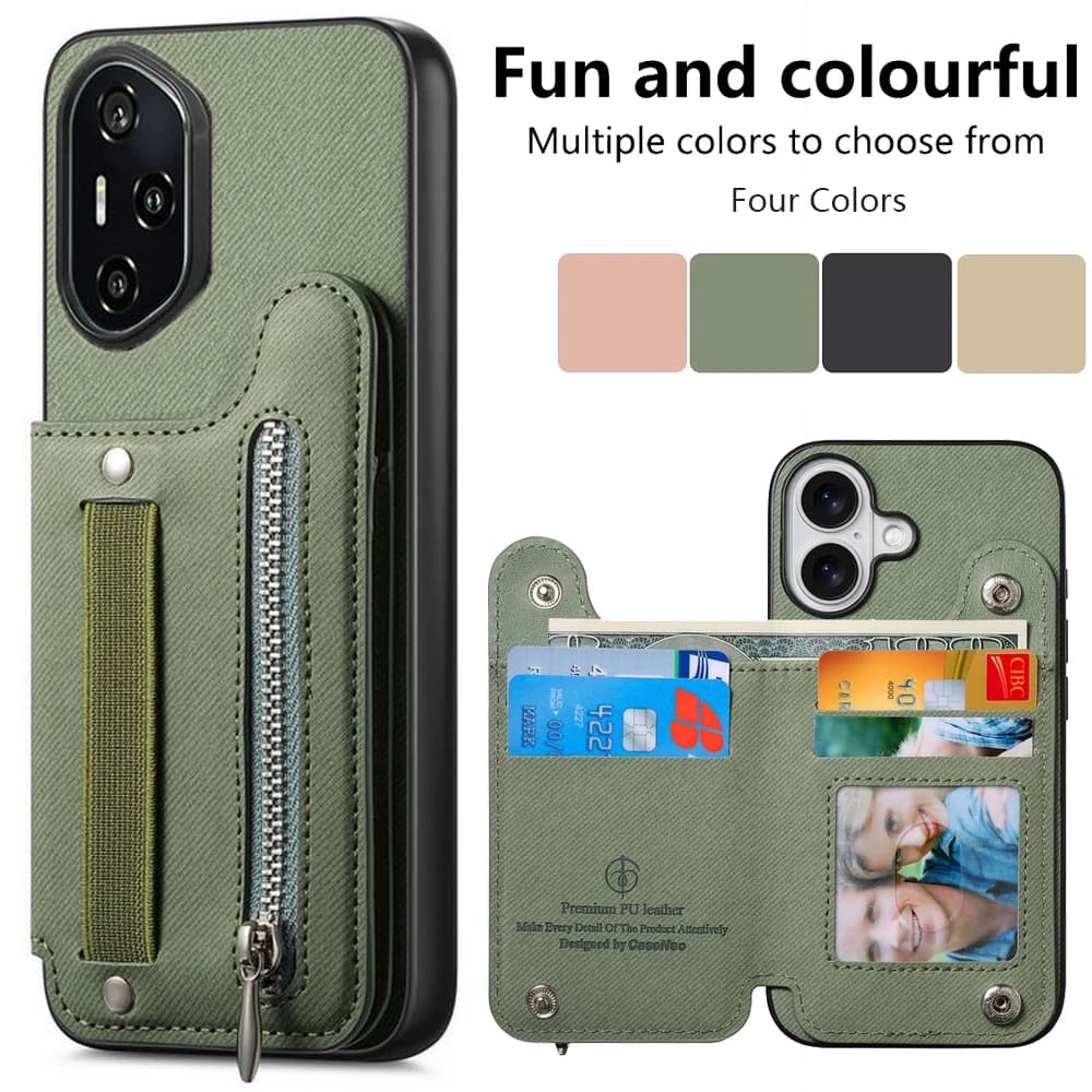 Custodia di lusso per Huawei Honor 500 400 300 200 Pro 5G RFID cinturino in pelle cover posteriore Honor 400 Smart 200 Lite 500 Funda
