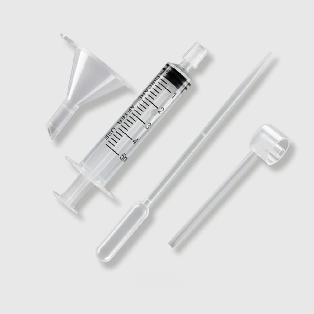 Set of 4/8 Pieces for Refill Perfume: Practical Tools, Plastic Syringe, Cannuccia, Embuto, Contagocce, Cosmetic Transfer Ugelli Set