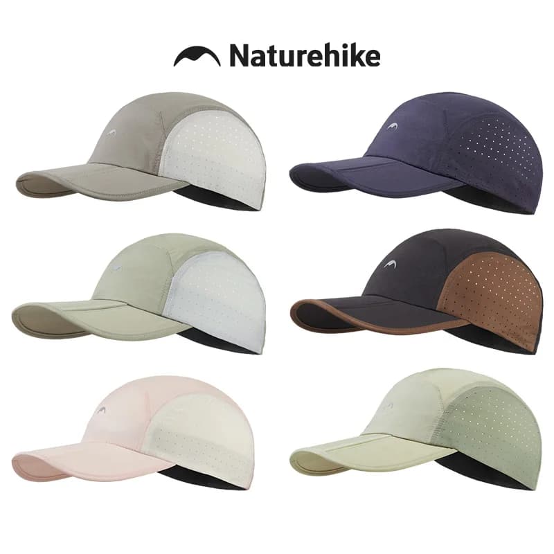 Cappello da Escursionismo Naturehike, Berretto Estivo Sottile e Traspirante in Rete, per Uomo e Donna, Protezione Solare per Campeggio, Pesca e Corsa