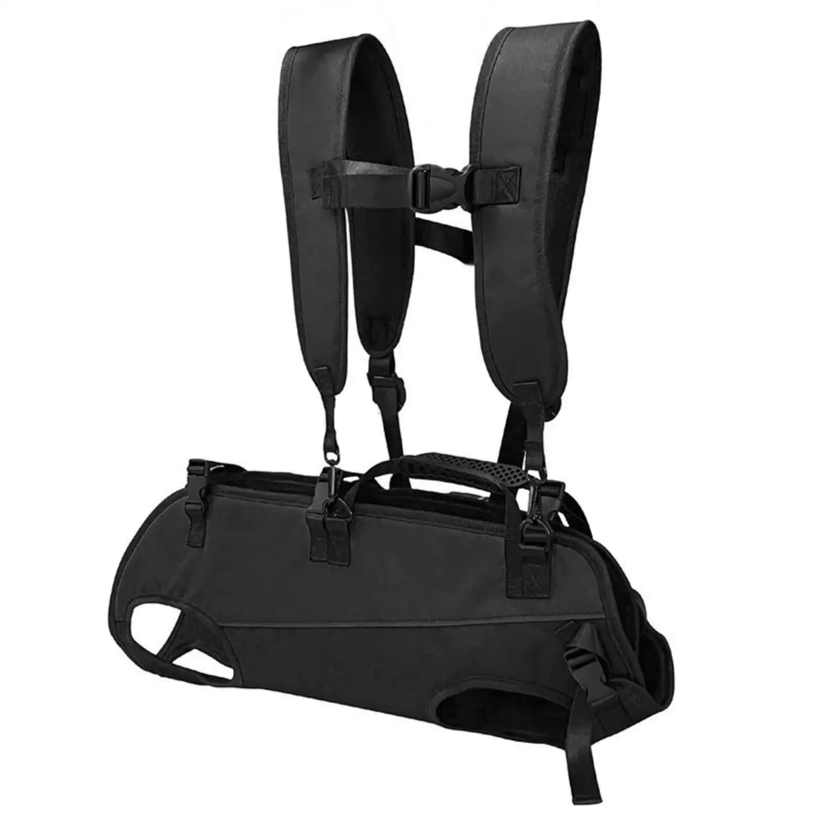 Pet Backpack Dog Carrier Foldable Mesh Carrier Tear-resistant Shoulder Straps