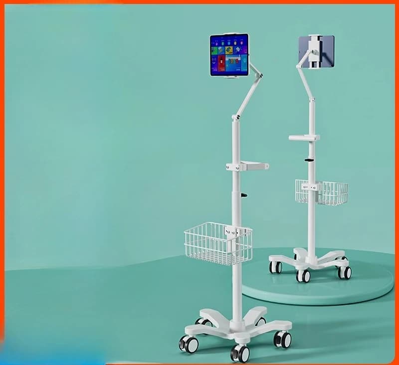 For liftable monitor Mobile trolley Tablet stand iPad Caravan mobile
