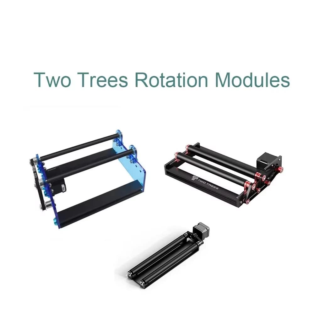 TwoTrees TR3 LR1 Rotary Engraving Module,Universal Y-Axis 360° Rotary Roller for Laser Engraver Cylindrical Objects
