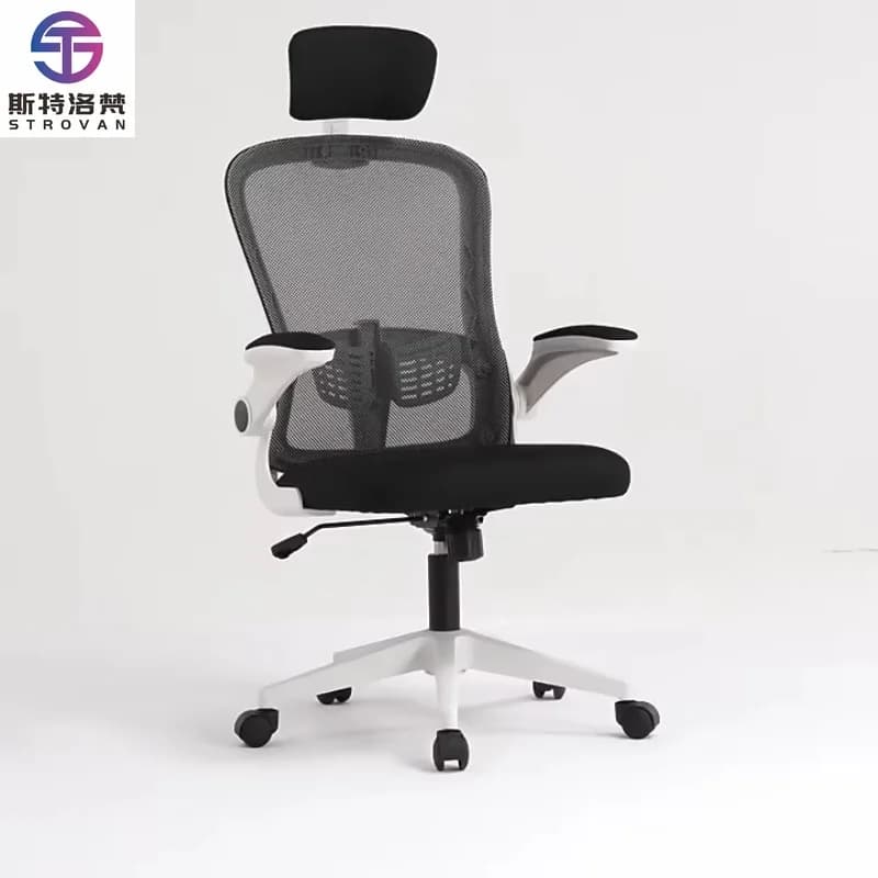 Ultimo supporto lombare regolabile con schienale alto Mobili da ufficio moderni Sedia da ufficio direzionale ergonomica in rete