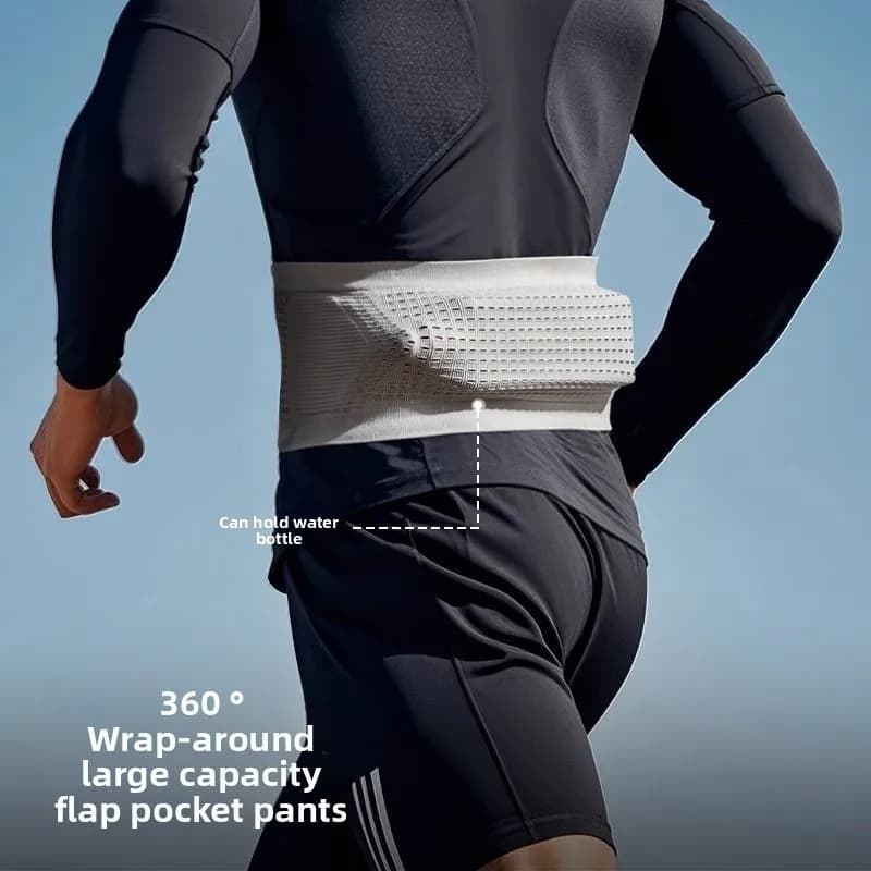 Premium Elastic Waist Bag for Running with Pocket Multifunction for Phone, Fitness, Man Woman, Marathon, Matt Run, Open Activity