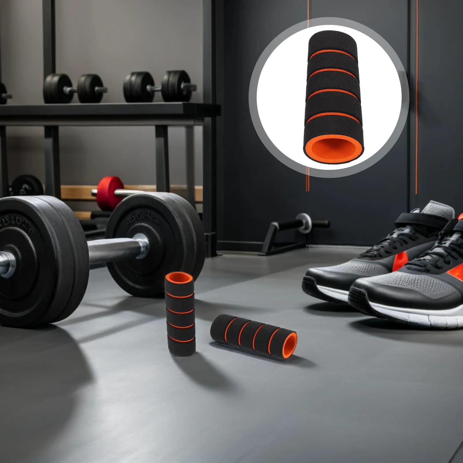 Set di 6 impugnature in spugna per maniglie, coperture antiscivolo per barre da trazione, impugnature per tubi, protezioni per attrezzature fitness