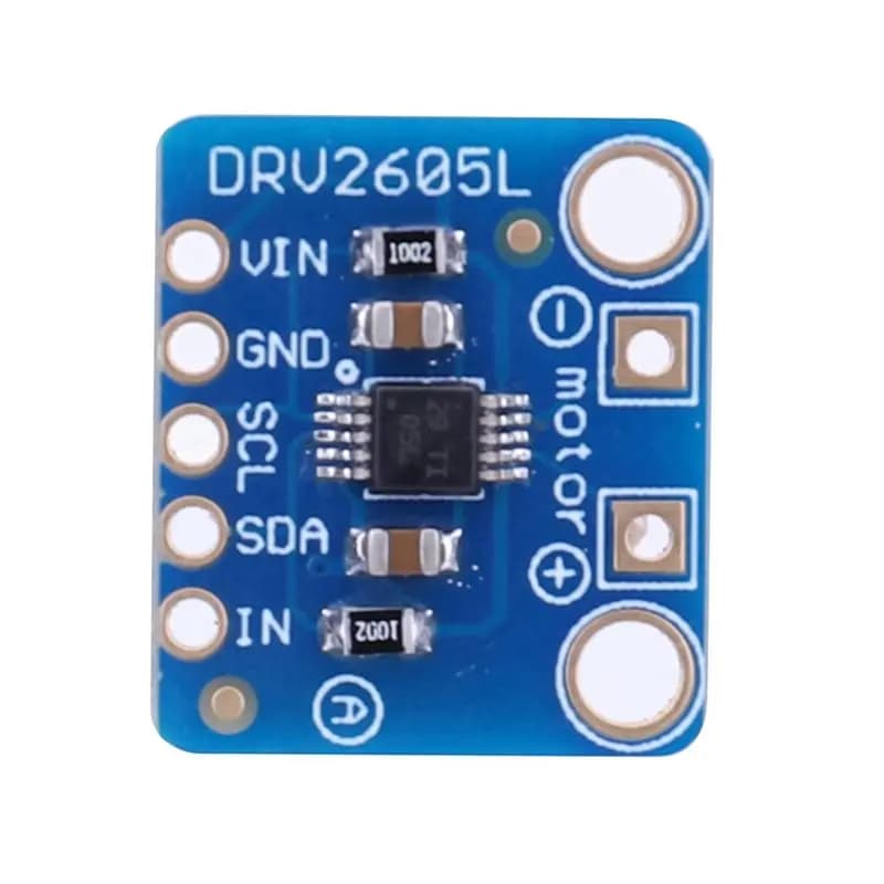 【SCONTO!】Scheda di controllo motore haptico DRV2605L 3V-5V con modulo di vibrazione e pin a uso generale In/TRIG per Arduino P