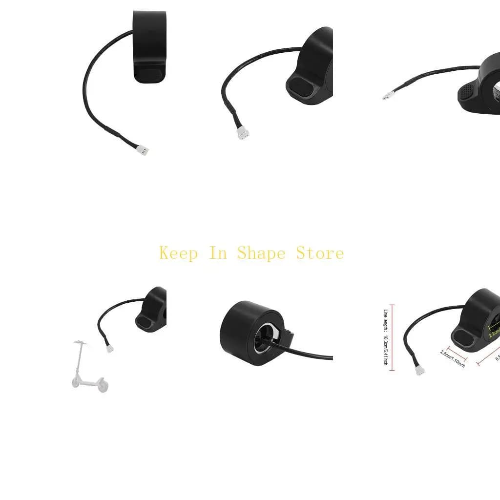 U1JC Electric Scooters Throttles Finger Brake Thumb Accelerators Replacement Part Night Cycling Safety Accessories