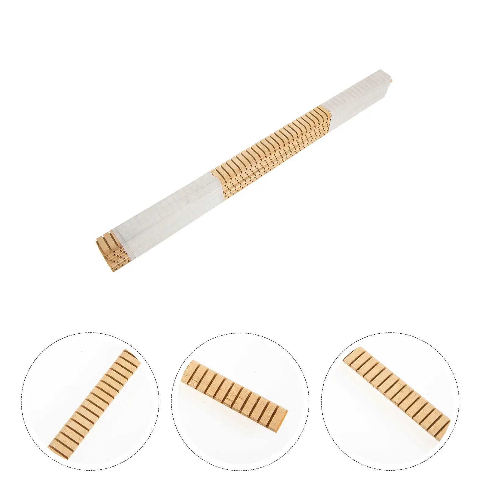 Set di 8 Strisce Decorative Flessibili in Legno per Chitarra, Basso, Ukulele e Riparazioni di Strumenti Acustici e Classici