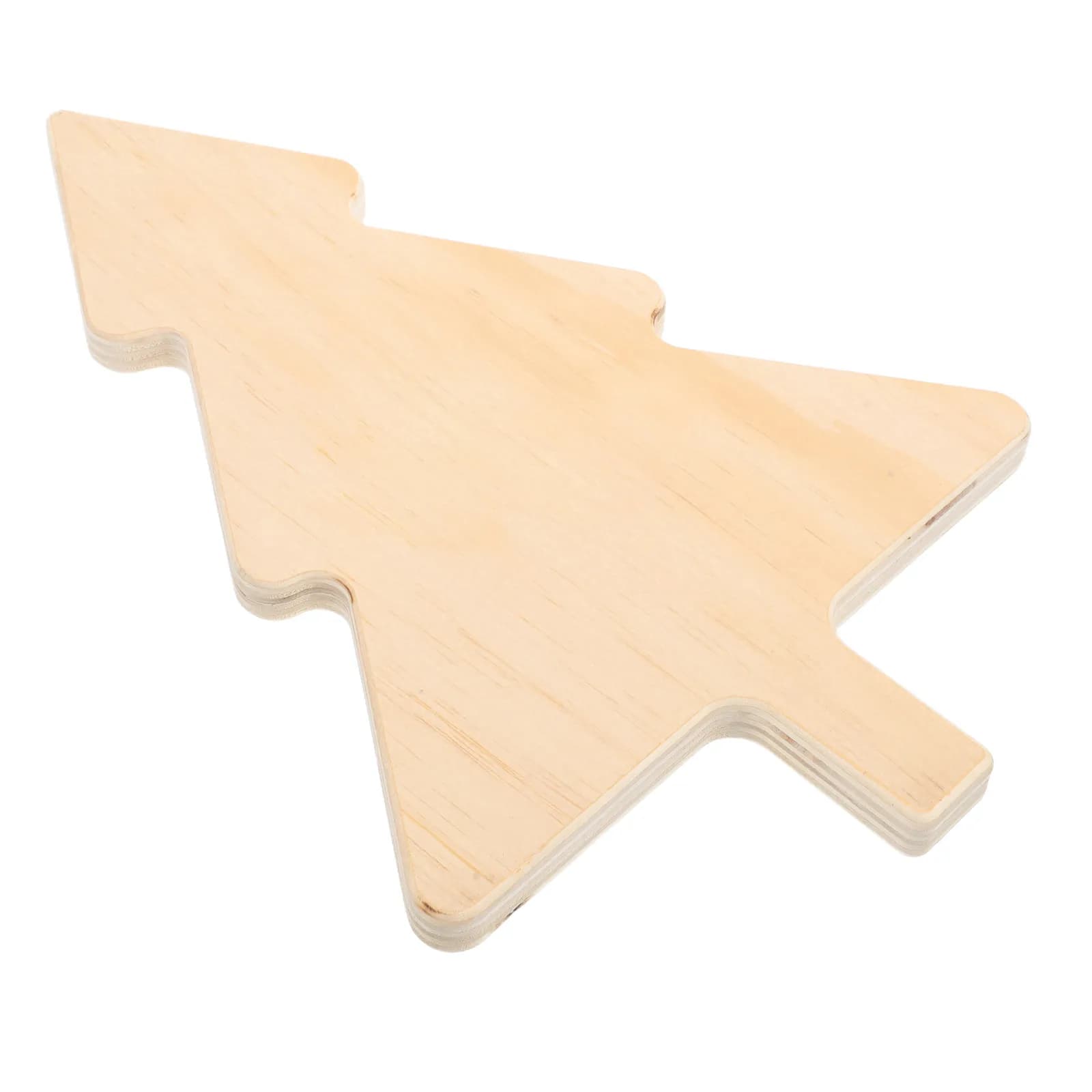 Christmas Tree Shaped Charcuterie Board Kitchen Cutting Chopping Plywood Serving Tray for Cheese Fruits Desserts Holiday