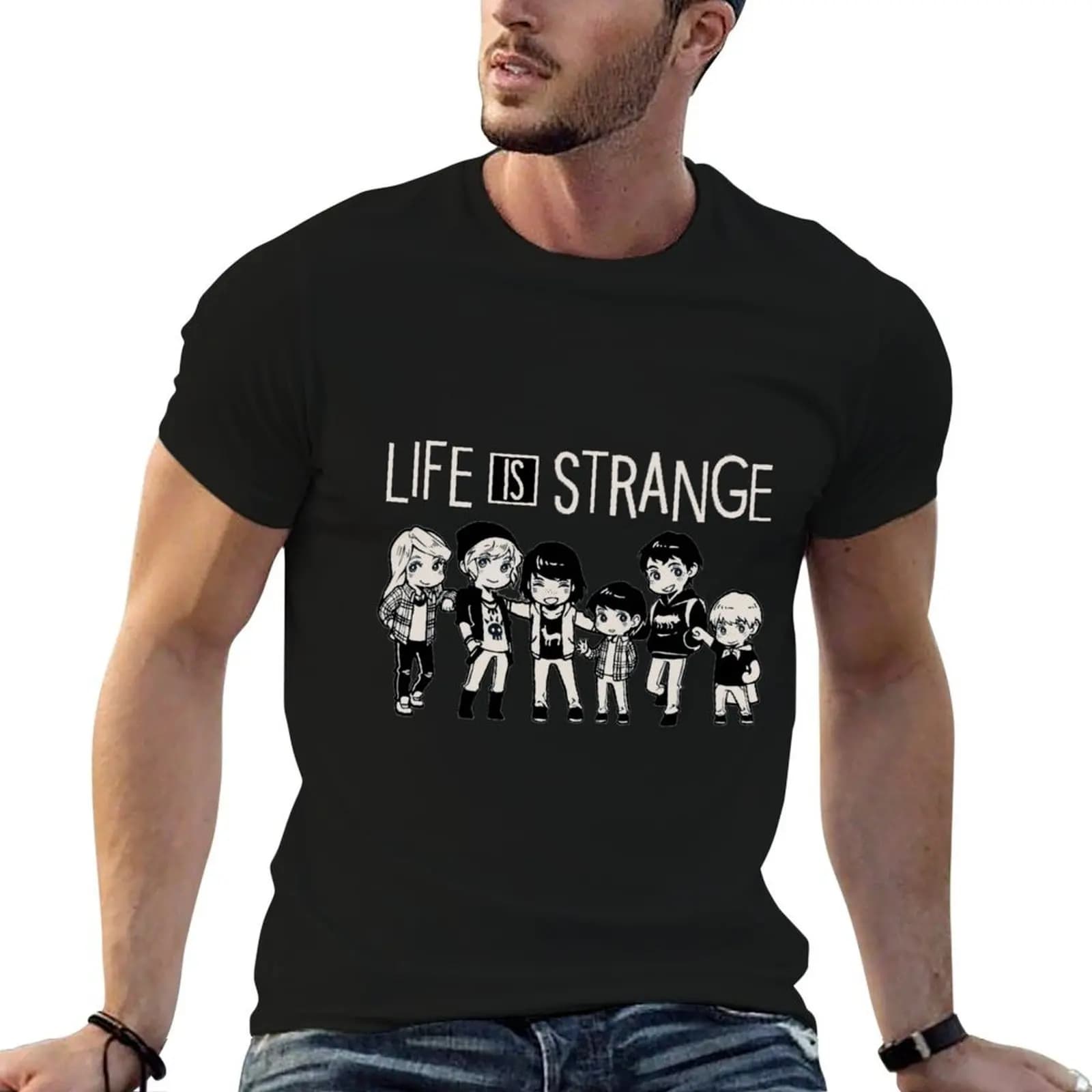 T-shirt Life Is Strange, maglietta personalizzata da uomo, t-shirt per uomo, t-shirt in cotone al 100%.